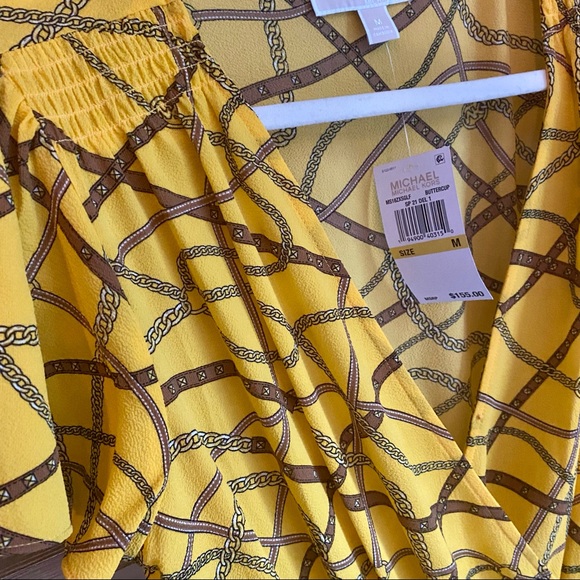 NWT Michael Kors smocked ruffle dress - Picture 2 of 6